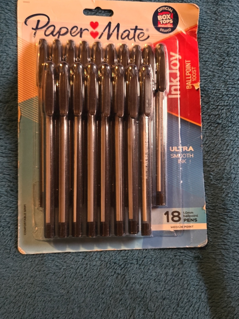 Paper Mate Black InkJoy Ballpoint Pen Set - 18 Black